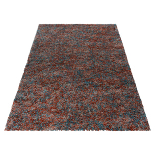 ENJOY - Tapis shaggy à poils longs terracotta