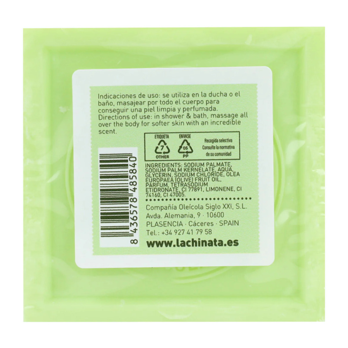 Jabón al aceite de Oliva 300 g La Chinata