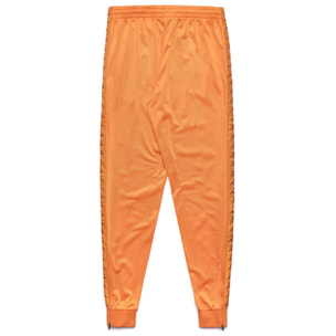 Kappa - Pantaloni Uomo Arancio - 222 BANDA RASTORIA SLIM