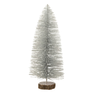 J-Line décoration Sapin De Noël - plastique - argent - medium