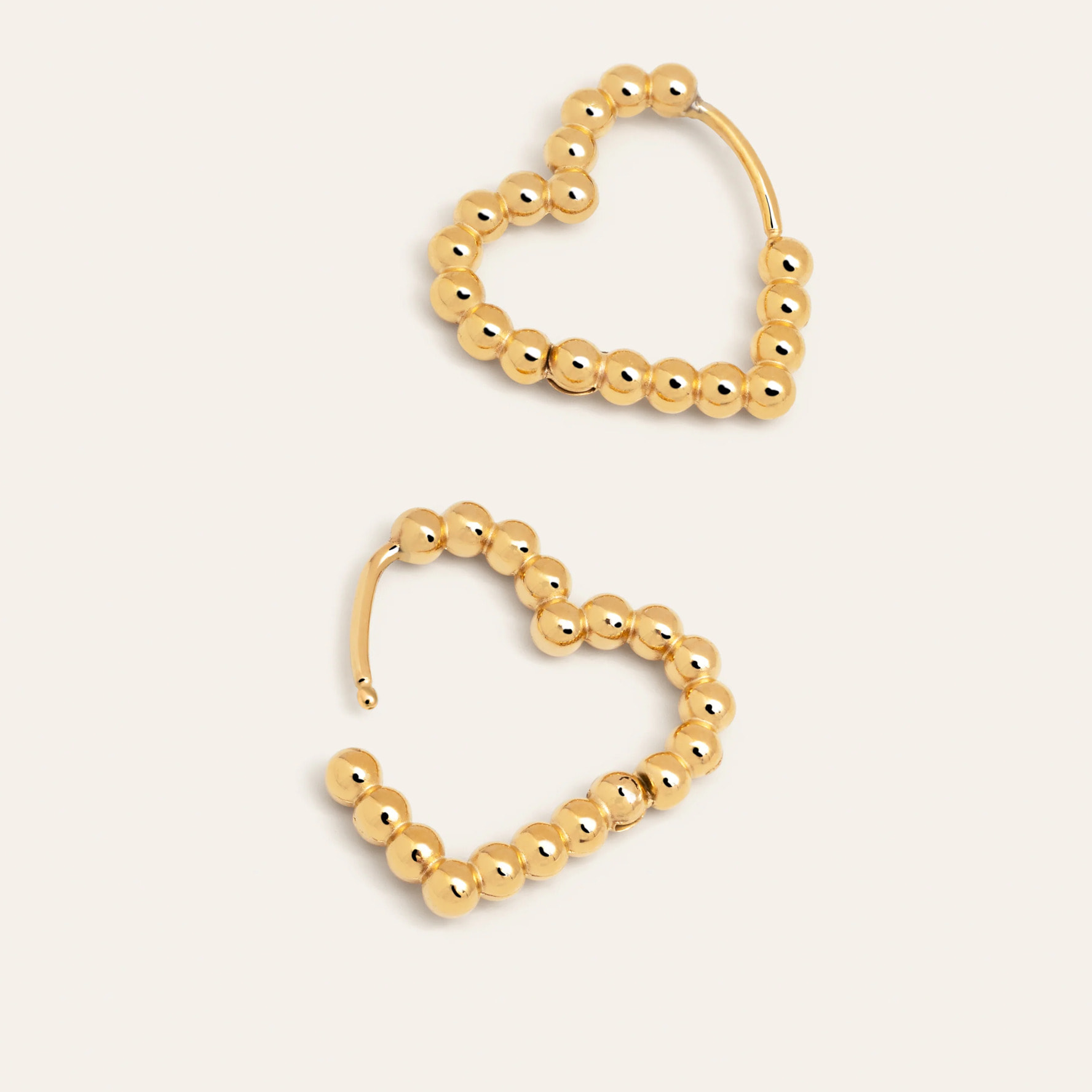 Orecchino Cora Dots in Acciaio Placcato Oro