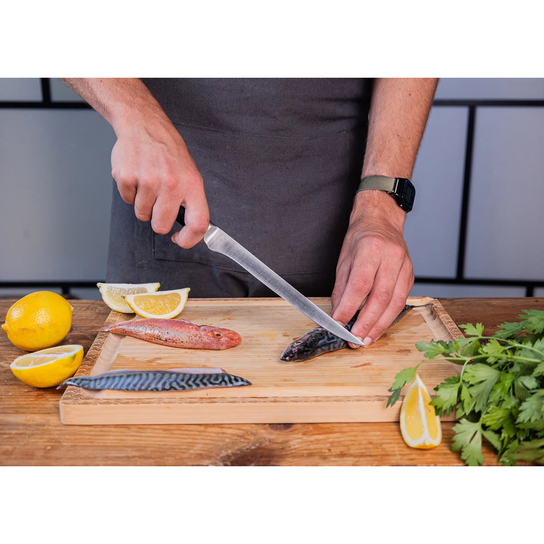 Coltello da filetto | acciaio 440C | L: 20 cm