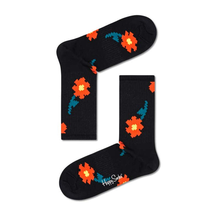 Calcetines pixle flower 3/4 crew