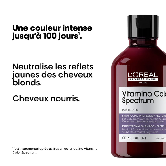 Serie Expert Vitamino Color Spectrum - Shampooing Neutralisant Violet 300 ml