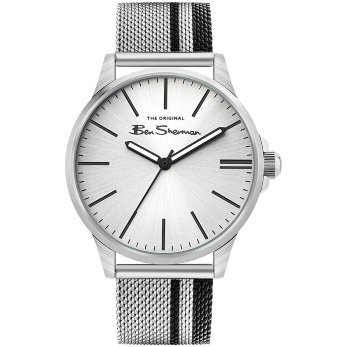 Reloj Ben Sherman BS032SM Hombre Analogico Cuarzo con Correa de Acero inoxidable