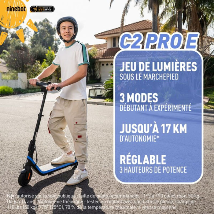 Trottinette électrique enfant NINEBOT C2 Pro E powered by Segway