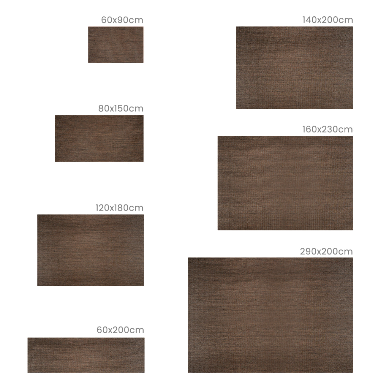 Tapis LIVING DECO Uni Bronze