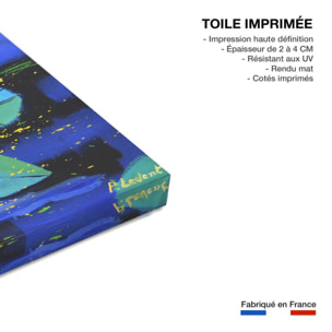 Tableau reproduction nénuphars Toile imprimée