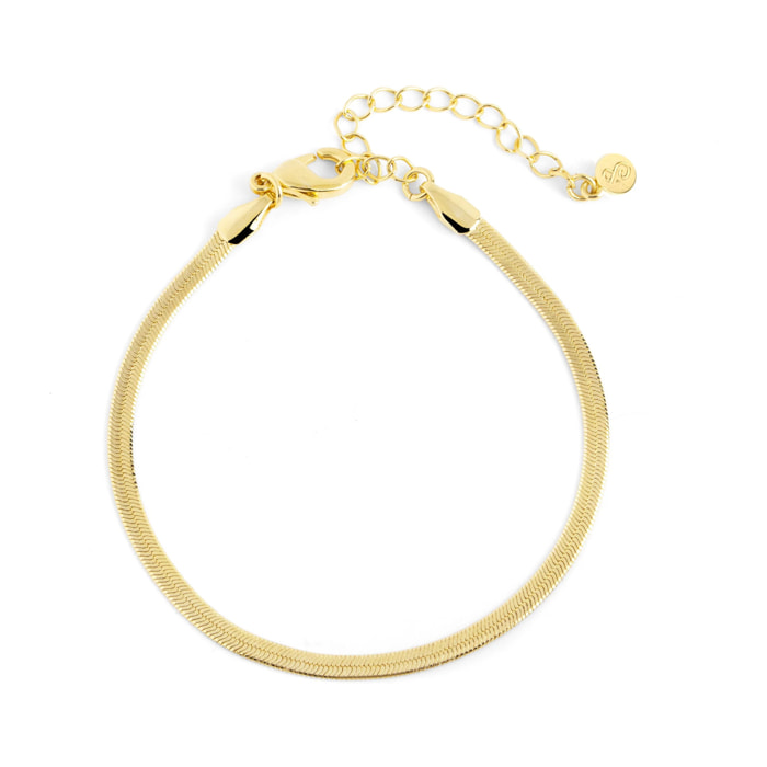 Bracciale Lisse S Placcato Oro