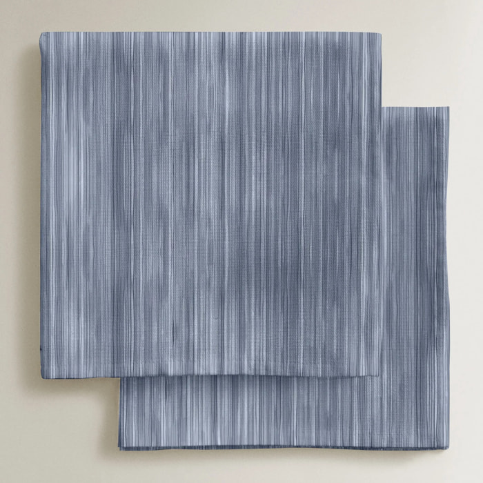 Lot de 2 serviettes Lesa 125 Steel Blue