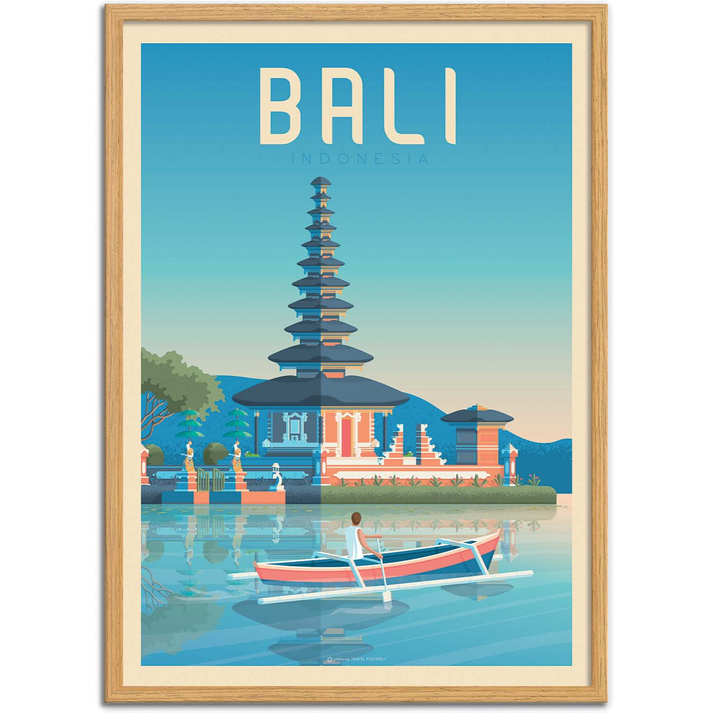 Affiche - Bali - Olahoop Travel Posters