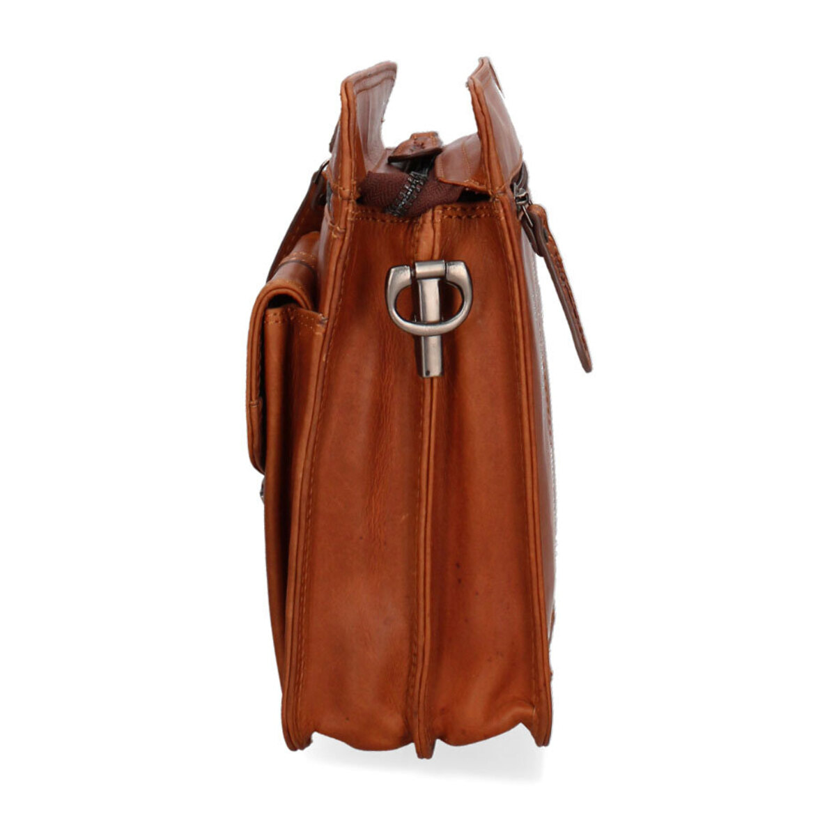 Borsa a tracolla  da uomo In Vera pelle Made in Italy 22,5x18x9 cm