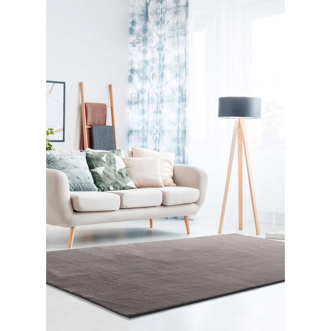 Alfombra Loft Liso Antracita, varias medidas disponibles