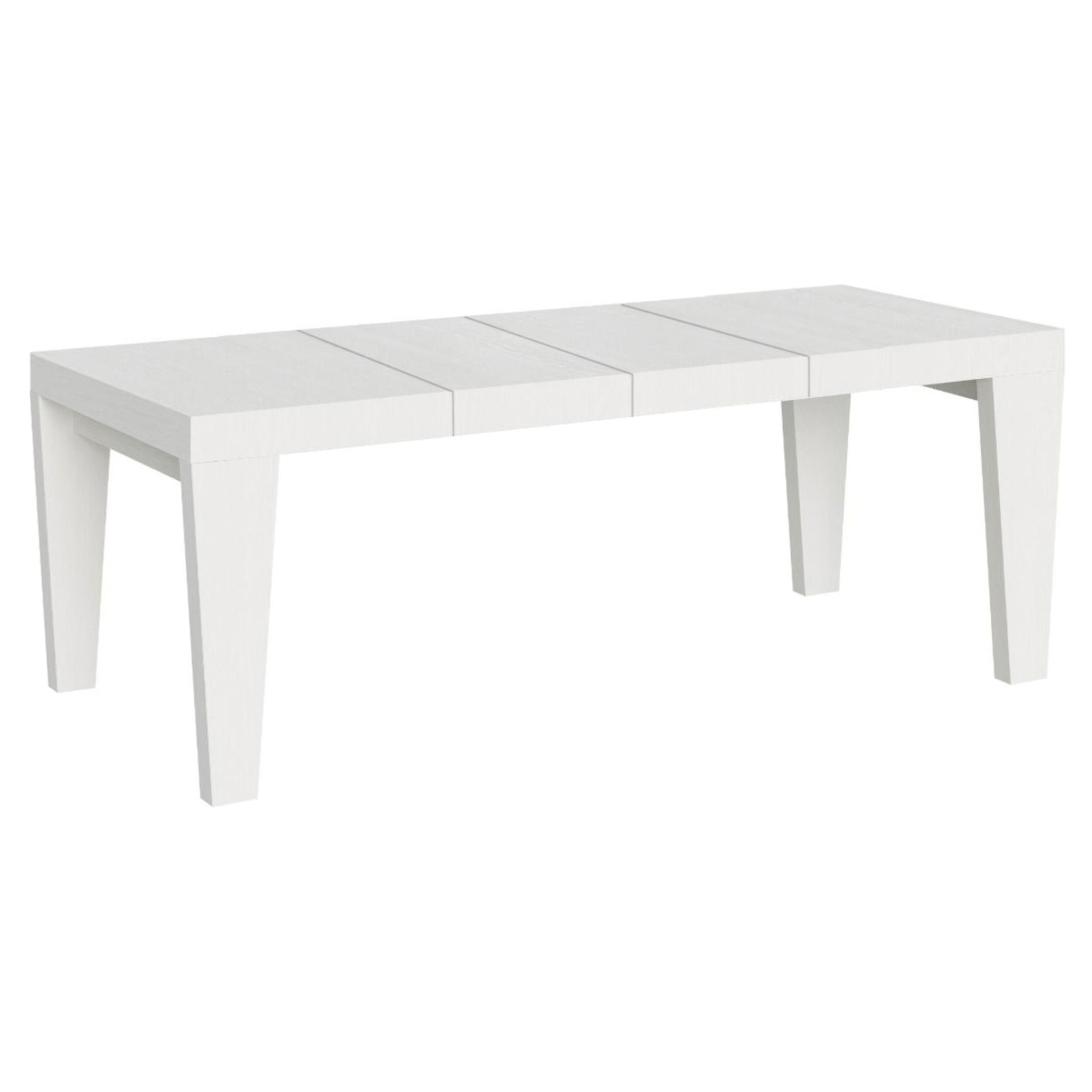 Mesa extensible 90x160/264 cm Spimbo Premium Fresno Blanco