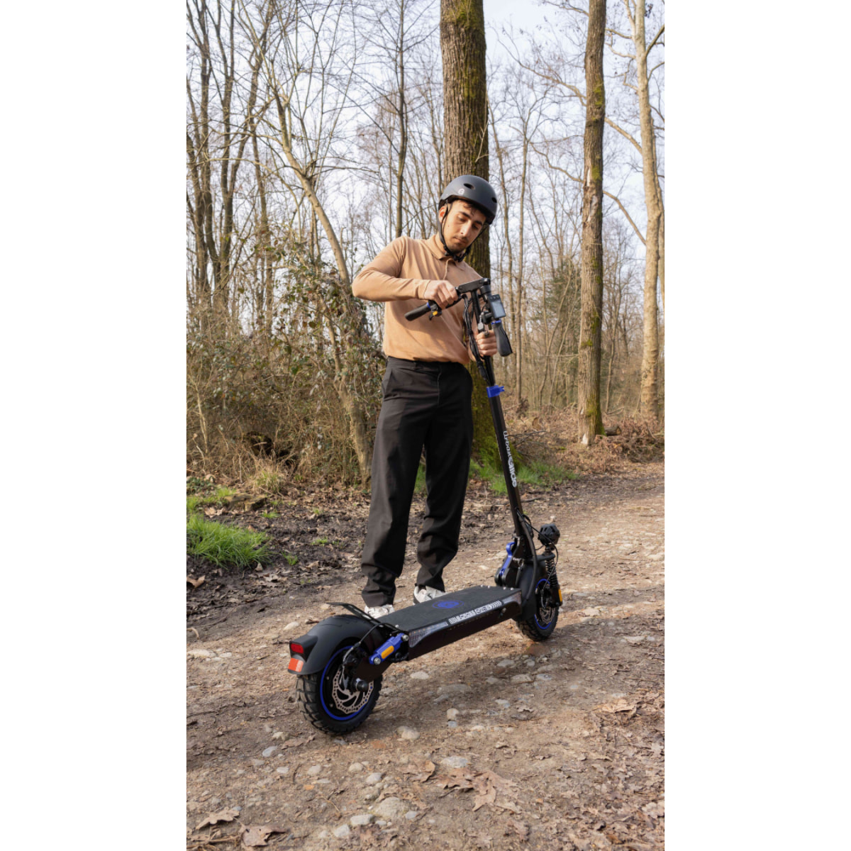 Trottinette Électrique UrbanGlide eCross ONE Bleu – 48V 10,4Ah – Autonomie 50km – Tout-Terrain