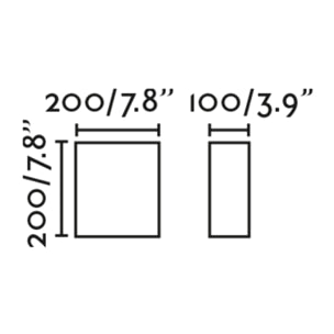 OTTON SQ 200 Aplique lino cuadrado
