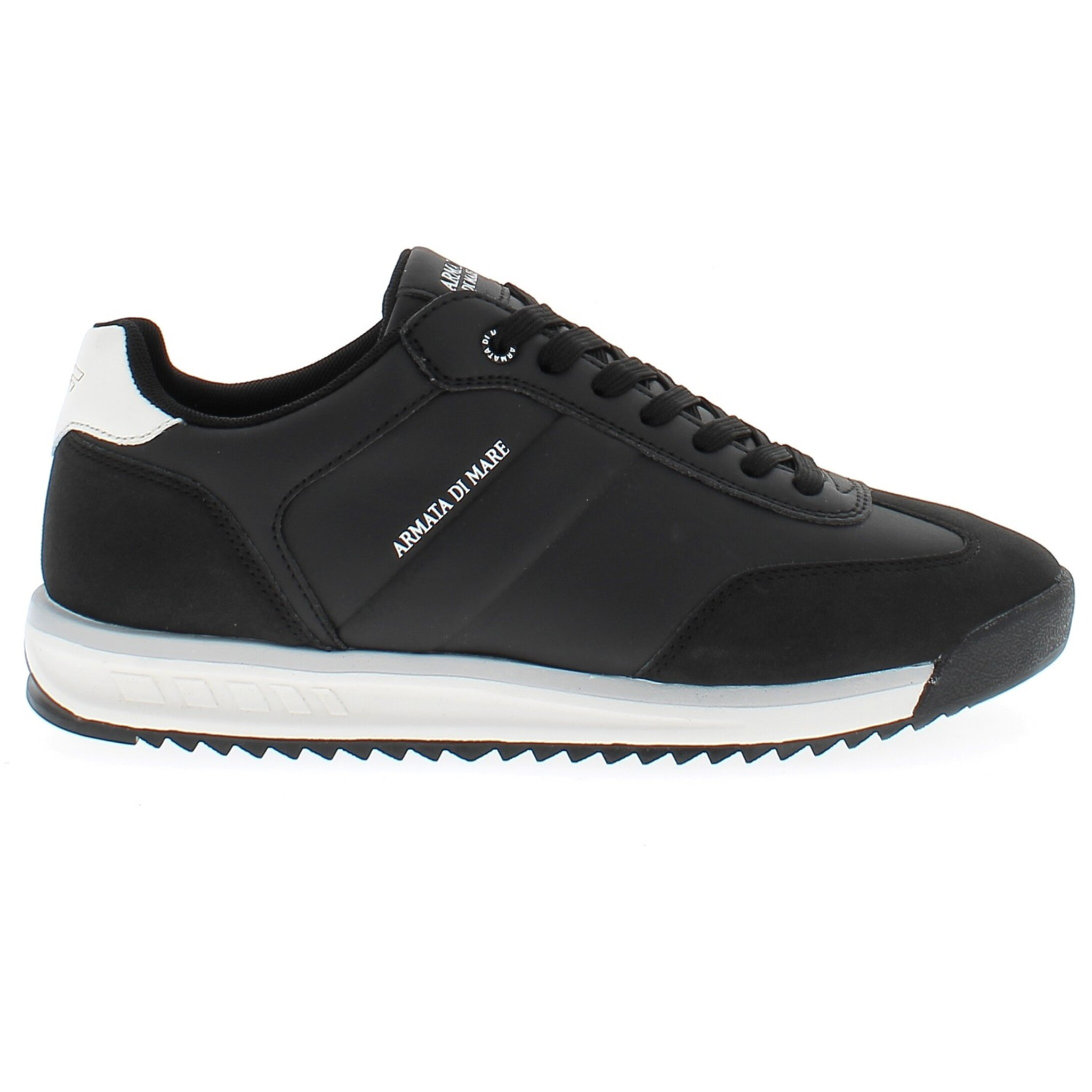 Armata di Mare Scarpe Uomo Sneakers Casual Stringate con Soletta Rimovibile in Memory Foam AMU 1D943 Black
