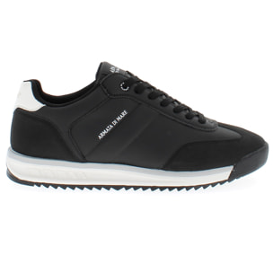 Armata di Mare Scarpe Uomo Sneakers Casual Stringate con Soletta Rimovibile in Memory Foam AMU 1D943 Black