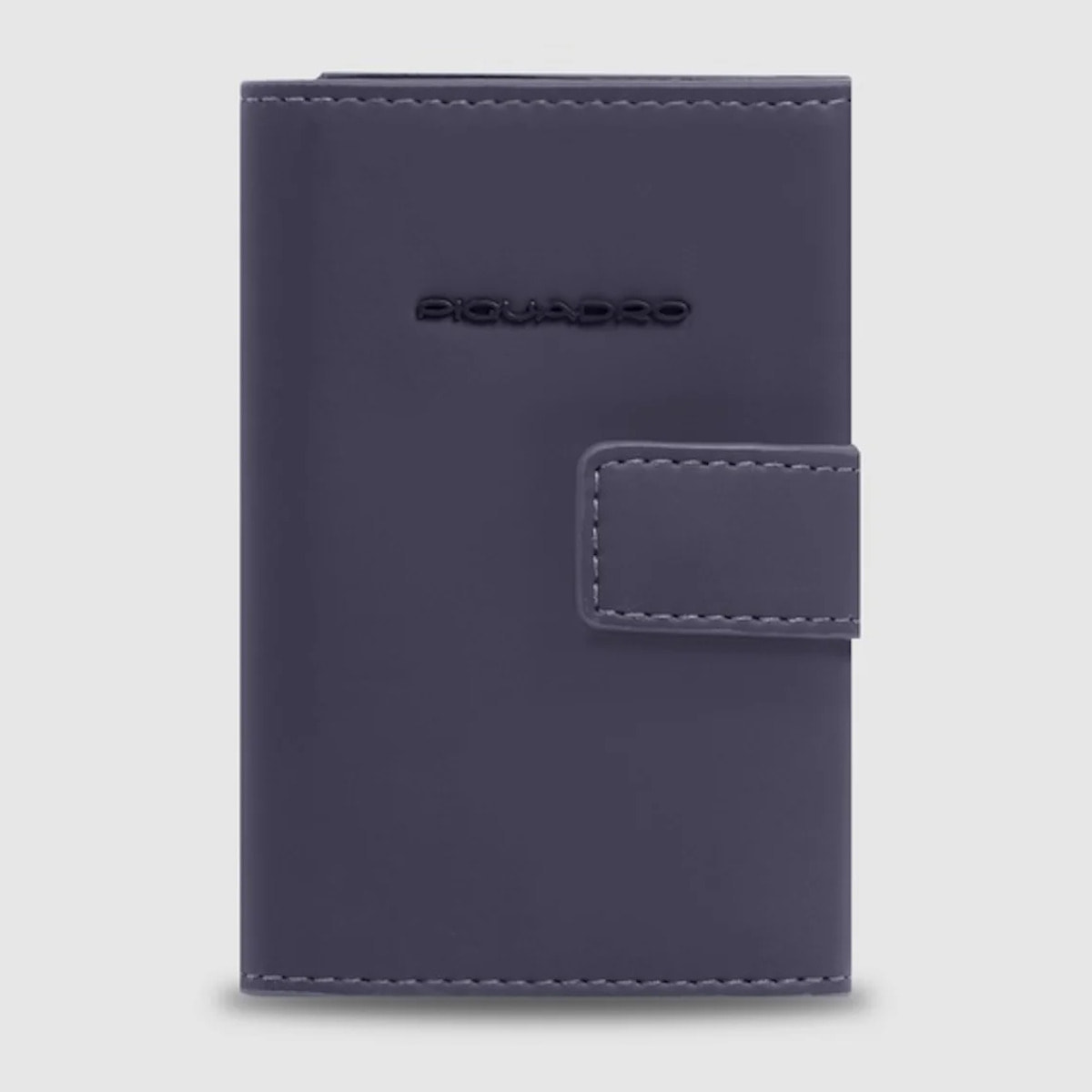 Piquadro Portacarte automatico in metallo, schermato con protezione RFID