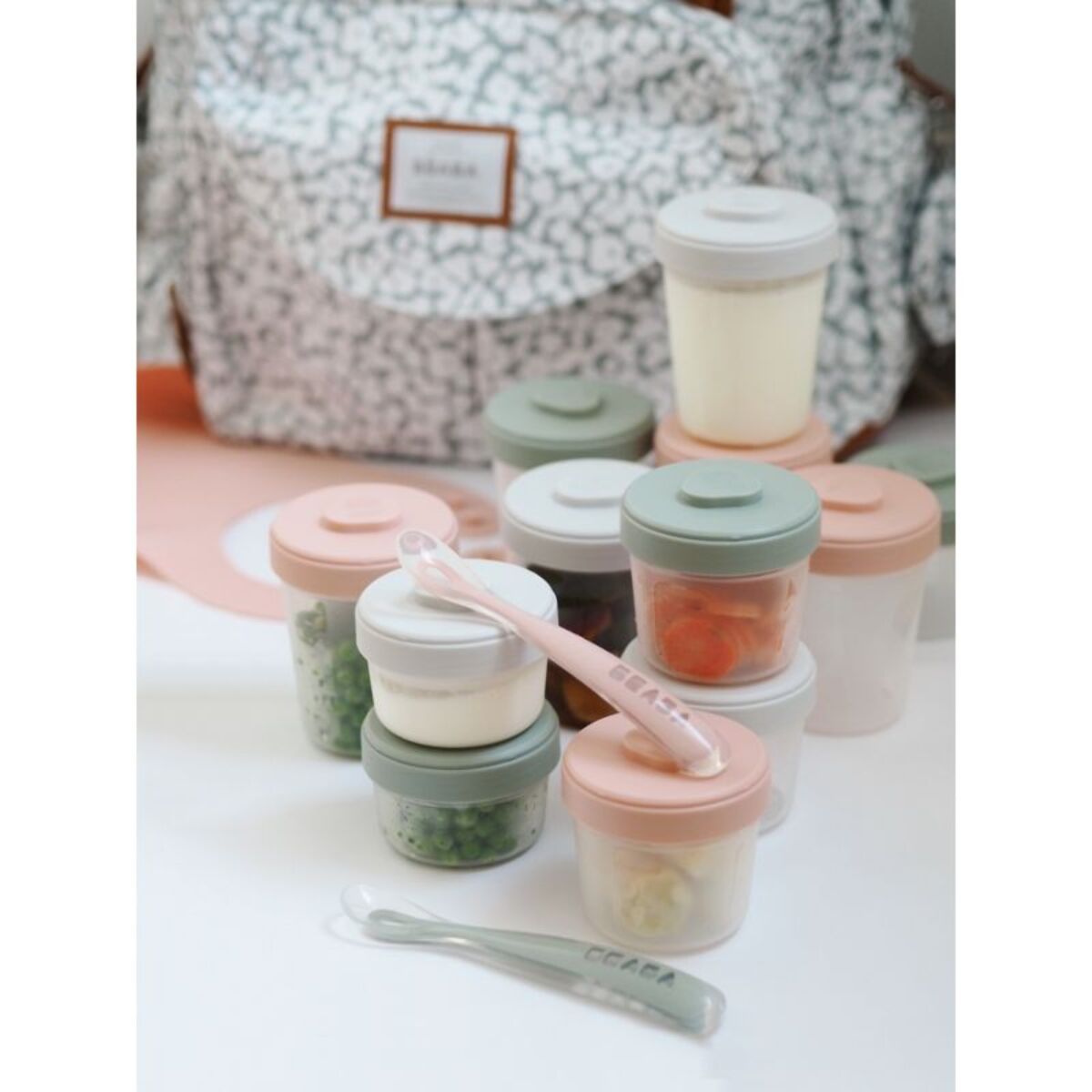 Pot de conservation BEABA repas Eucalyptus