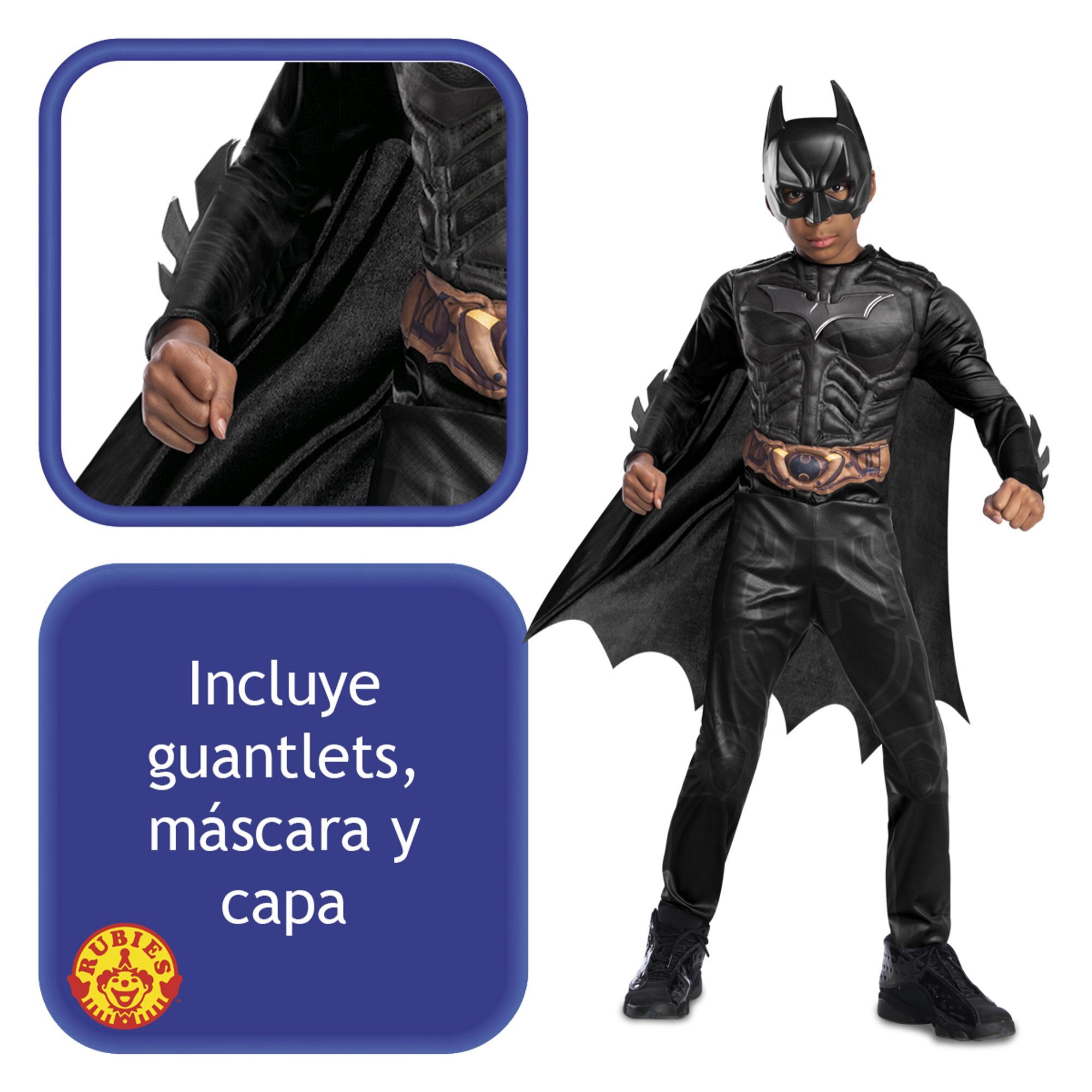 DISFRAZ BATMAN BLACK LINE DELUXE INF