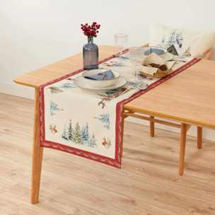 Chemin de table Christmas Landscape