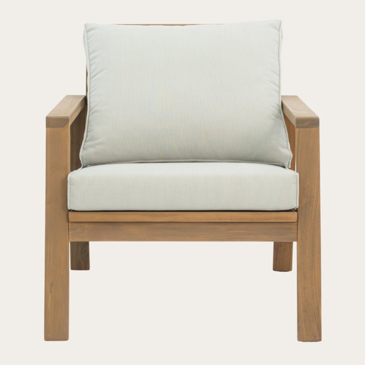 Chaise de jardin -bois dacacia massif et revêtement-couleur naturel 69 x 76 x 85 cm