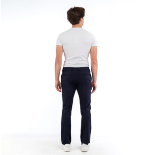 BIKKEMBERGS pantalone uomo dress blue