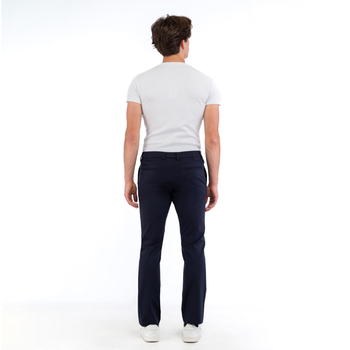 BIKKEMBERGS pantalone uomo dress blue