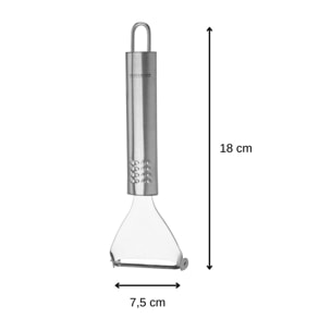 Lot de 2 rasoirs à légumes inox Fackelmann Ovale