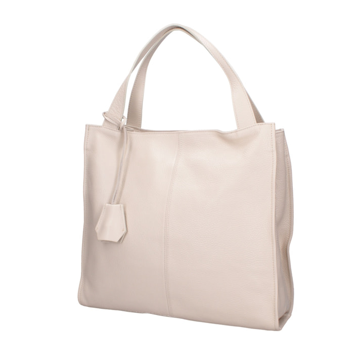Borsa a spalla da donna - Modello Aelia - Vera pelle - 40.0 x 36.0 x 12.0 cm