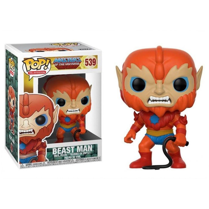 Masters of the Universe Funko POP Television Vinile Figura Uomo Bestia 9 cm