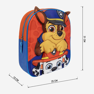 Mochila infantil 3d aplicaciones paw patrol