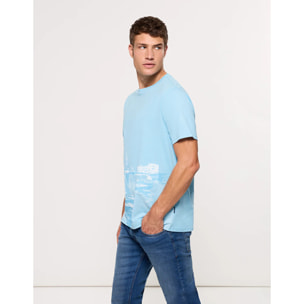 Camiseta Manga Corta Azul - Mainboat