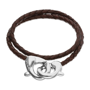 Pulsera SER INSEPARABLE MARRON L