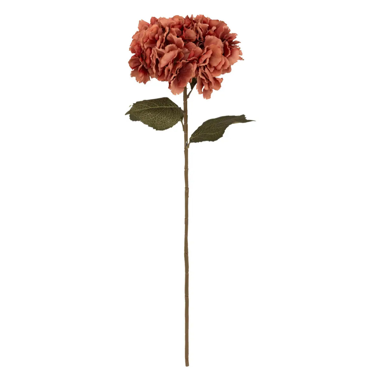 Tige d'hortensia artificiel prune H83cm