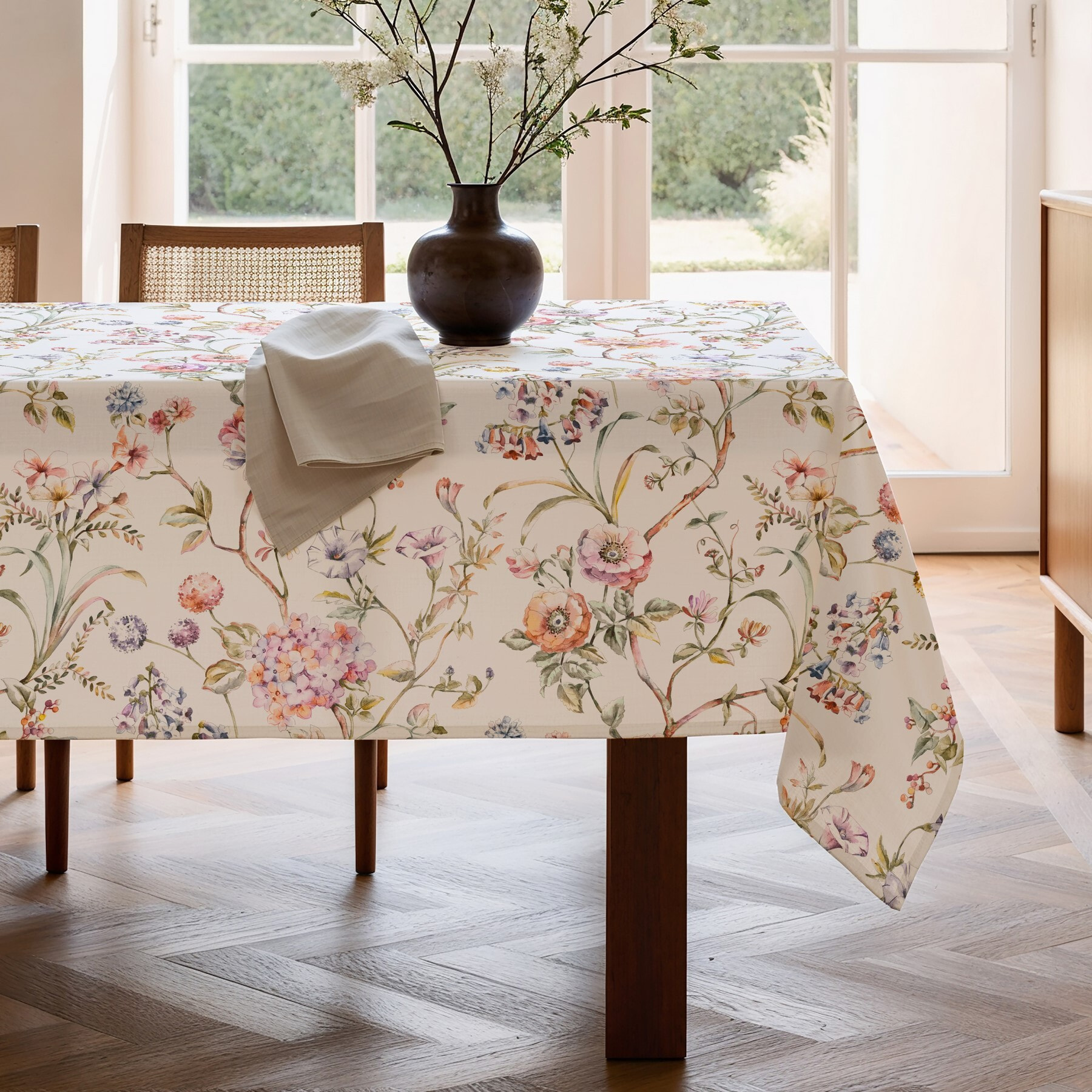 Nappe imprimée anti-tâches NERIDA MULTICOLOR