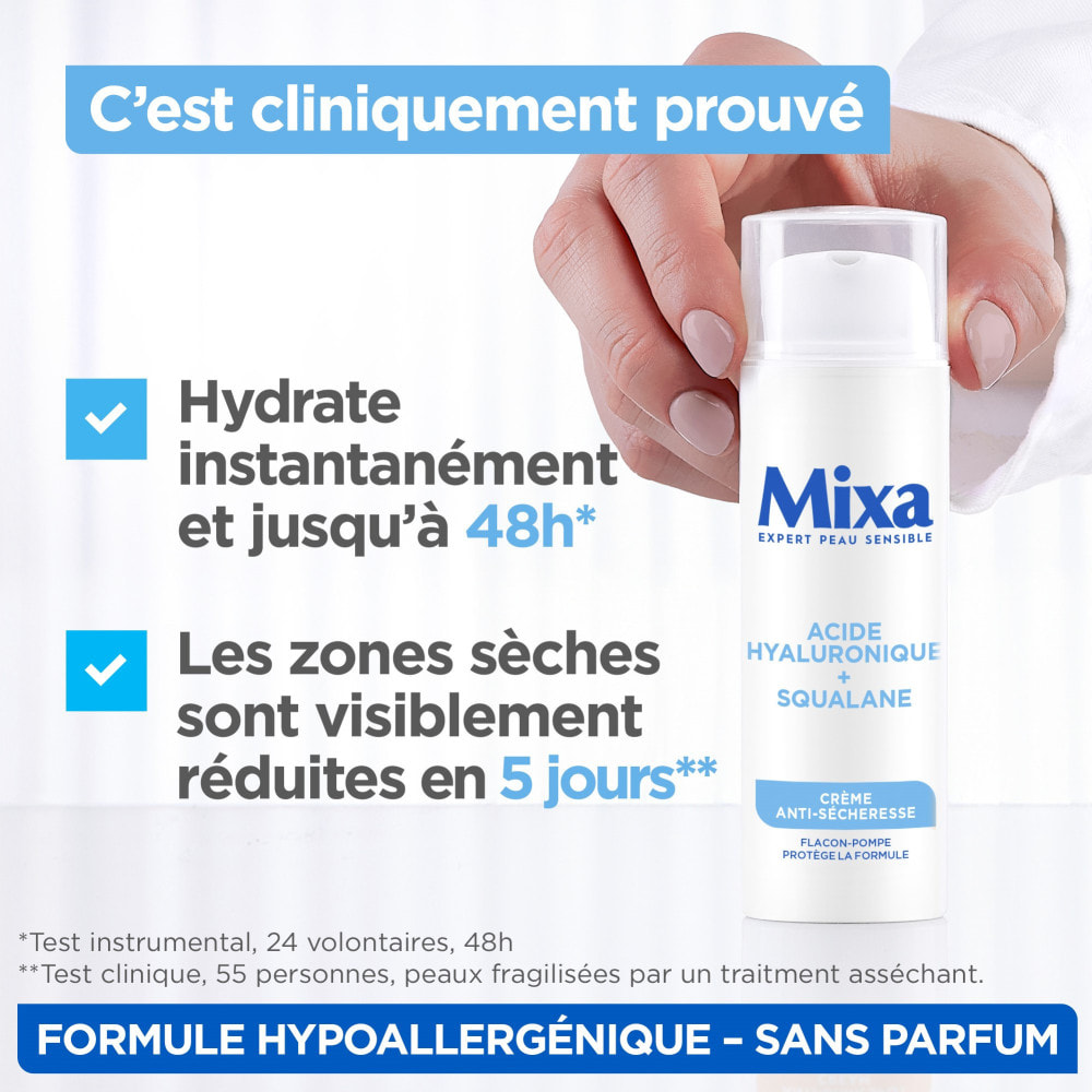 Mixa Lab Duo Sérum 30ml et Crème Anti-Sécheresse