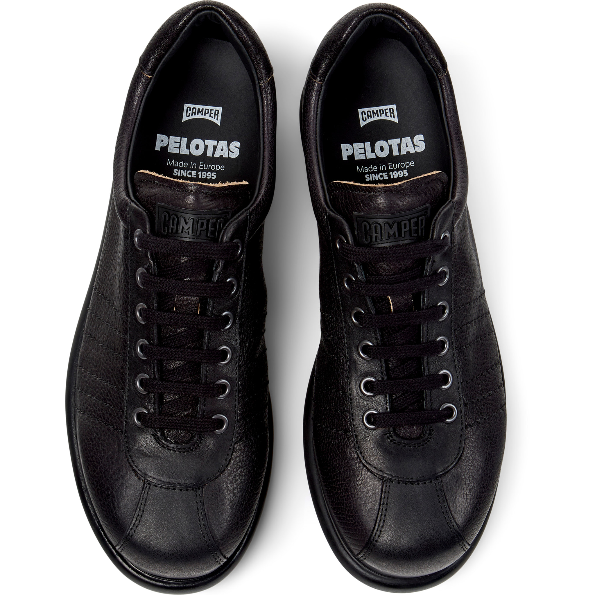 Zapatillas - CAMPER Pelotas Ariel - Negro - Cuero liso