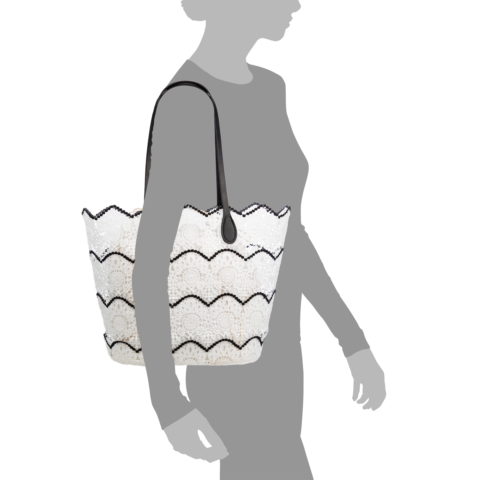 Biferno Borsa a spalla Donna. Realizzata in cotone.