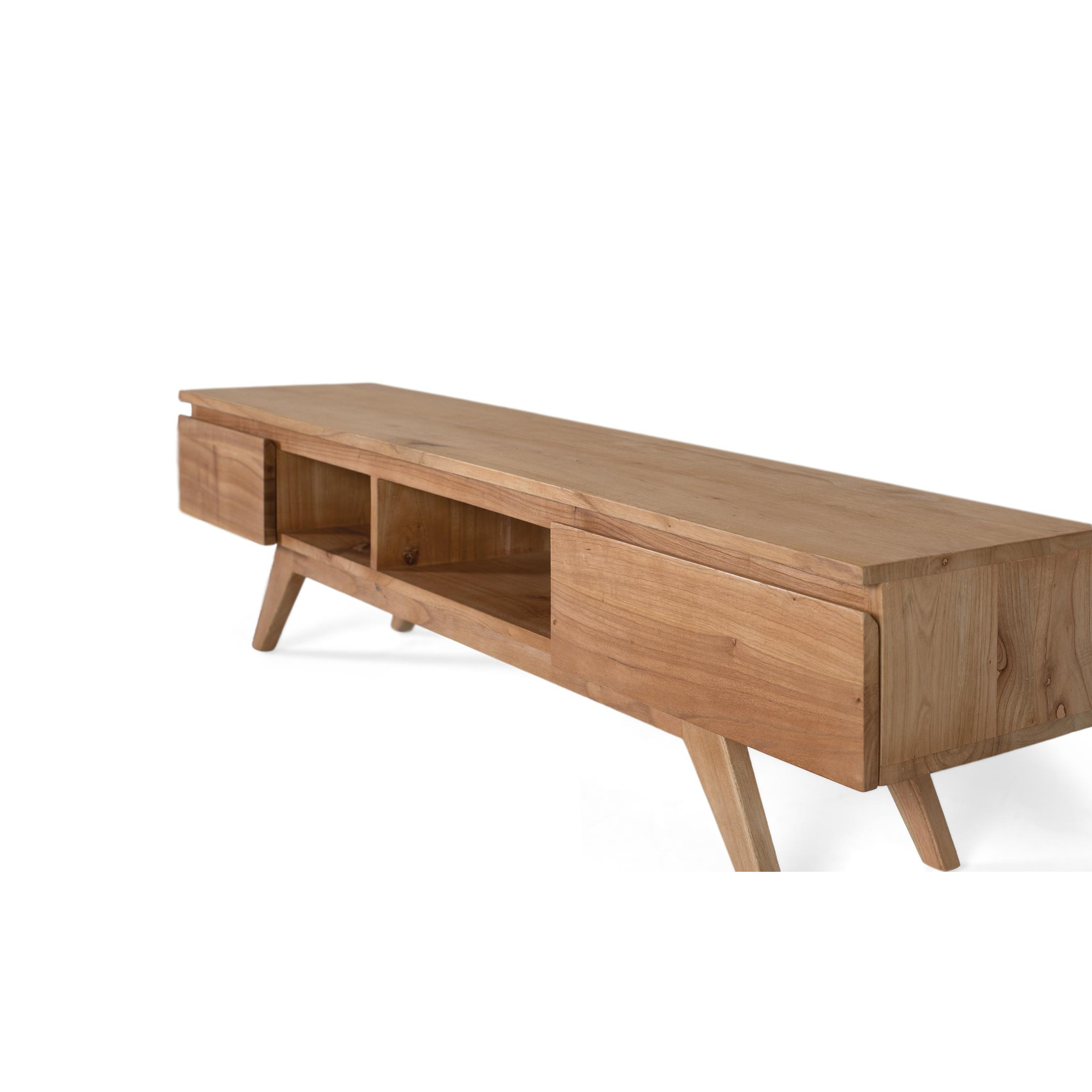 Mueble TV de Madera de Mindi 150 Cm Estilo Nórdico