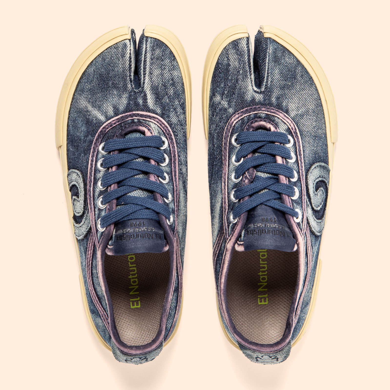 Zapatos N5954 WASHED COTTON DENIM/TEKO color Denim