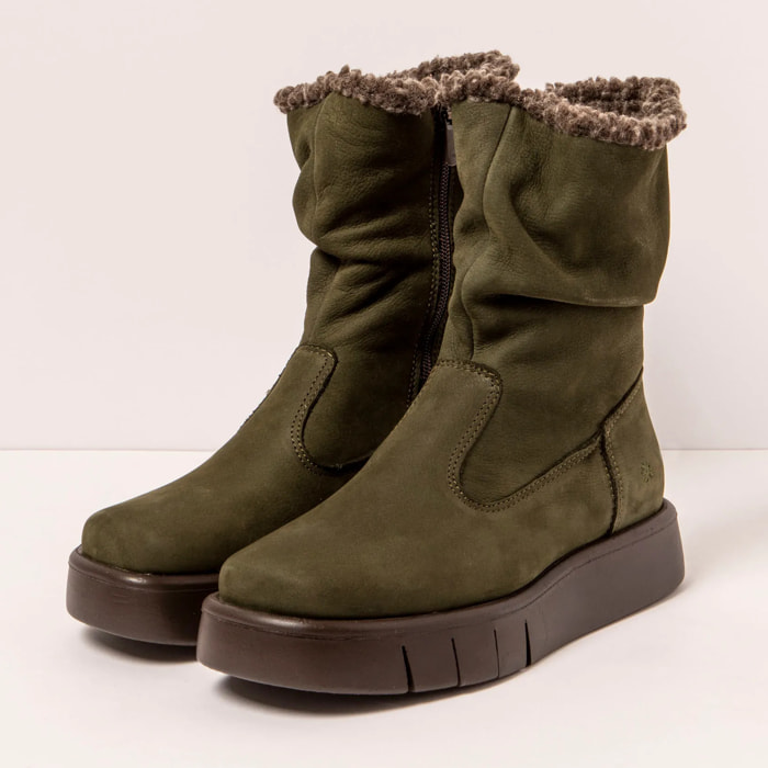 Botines 1347 NOBUCK KAKI/ MALAGA color Kaki