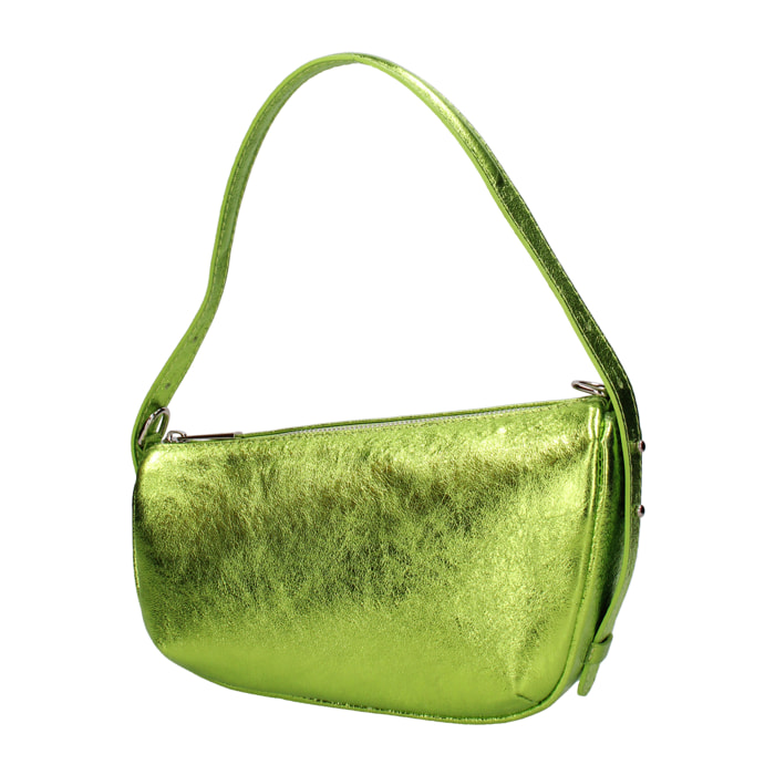 Borsa a spalla da donna In Vera pelle Made in Italy 26x15x10 cm