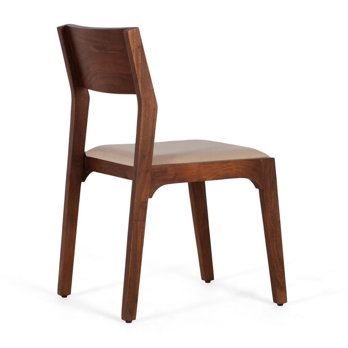 Silla de Madera de Acacia 44 Cm Estilo Rústico Moderno