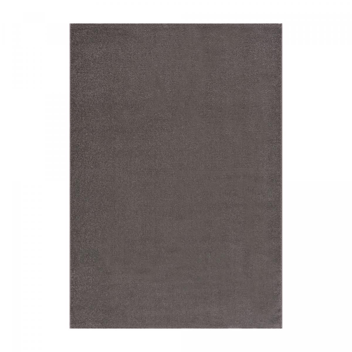 Tapis salon et chambre tissé motif uni PAJU