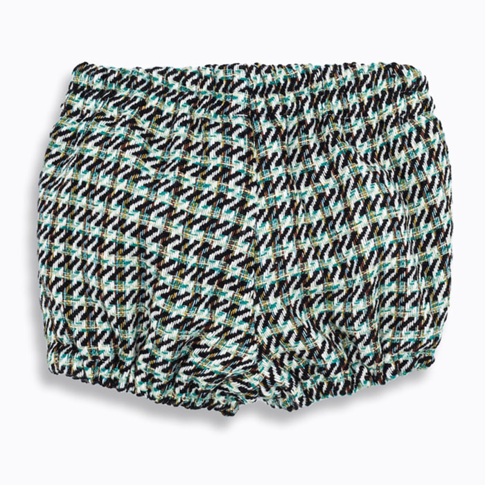 BERMUDA LANA TEJA Y NEGRO