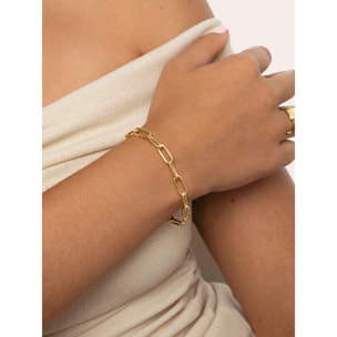 Bracciale Link Acciao Placcato Oro