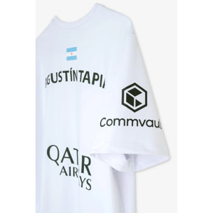 Camiseta Sponsors AT10 Blanco de Agustín Tapia 2026