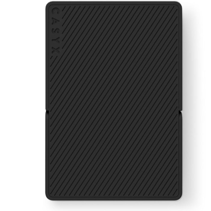 Batterie nomade CASYX 5000 mAh Qi2 MagSafe avec bequille noir